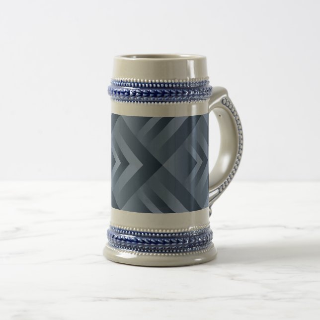 Blue stone bg beer stein (Front Right)