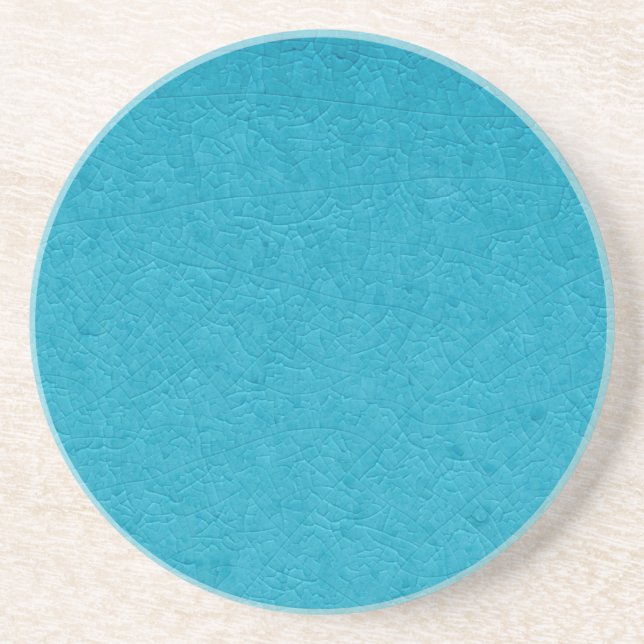 Blue stone drink coaster (Front)