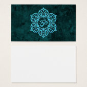 Blue Stone Floral Om (Front & Back)