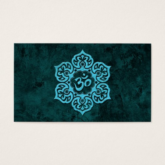Blue Stone Floral Om (Front)