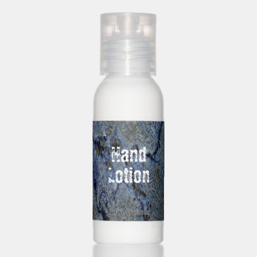 Blue Stone Marbled Pattern Hand Lotion