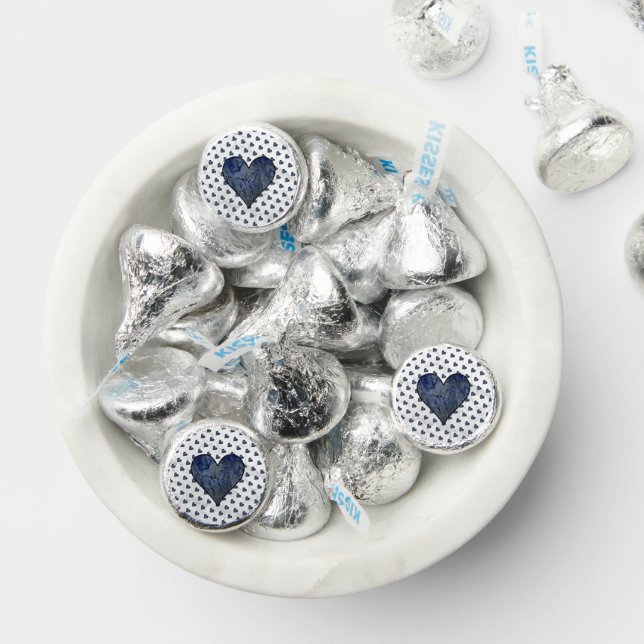 Blue Stone Marbled Pattern Hershey®'s Kisses® (Assorted)