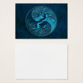 Blue Stone Yin Yang Tree (Front & Back)