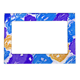 Blue stones magnetic frame