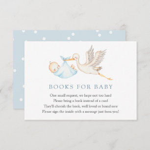 Blue Stork Books for Baby insert card
