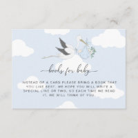 Blue Stork Books Request Insert Card