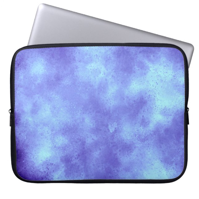 Blue Storm Cloud Effect  Laptop Sleeve (Front)