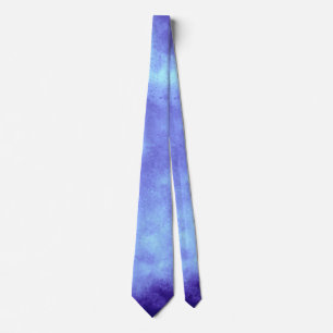 Blue Storm Cloud Effect Neck Tie