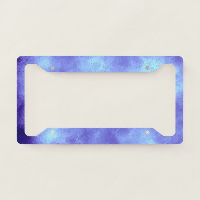 Blue Storm License Plate Frame (Front)