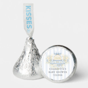 Blue Stripe Baby Shower Chocolate Kisses Hershey®'s Kisses®
