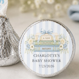 Blue Stripe Baby Shower Chocolate Kisses Hershey®'s Kisses®