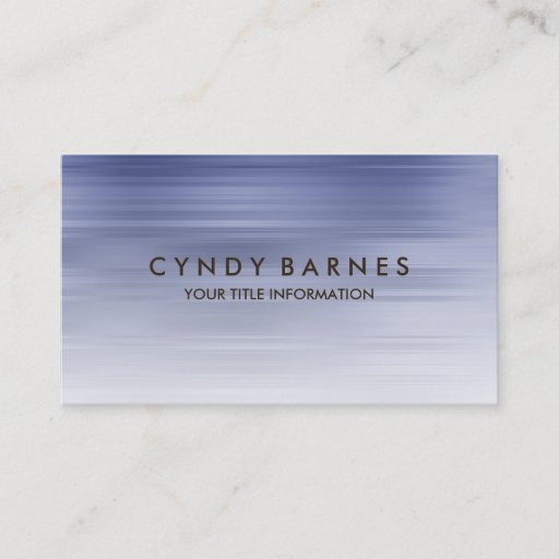 Customizable Blue  Stripe Business Card