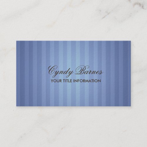 Blue Stripe Business Card