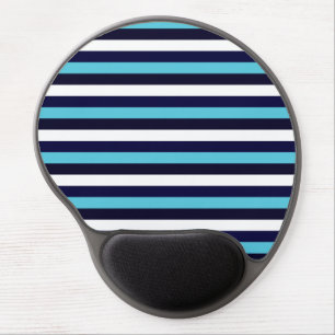 Blue Stripe Gel Mouse Pad