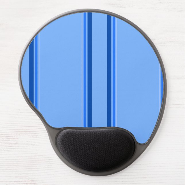 Blue Stripe Gel Mousepad (Front)