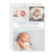 Blue Stripe | Photo Collage Birth Announcement