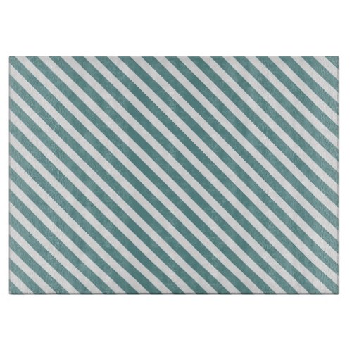 Blue Striped Cutting Board