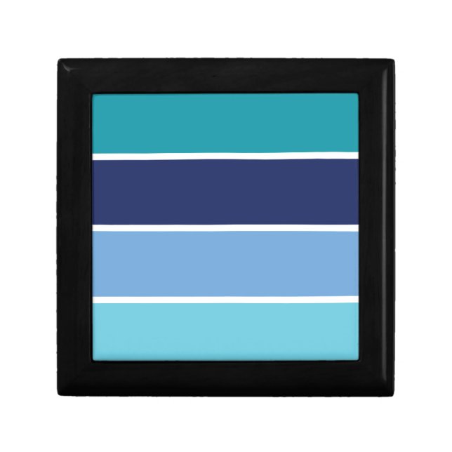 Blue Striped Gift Box (Front)