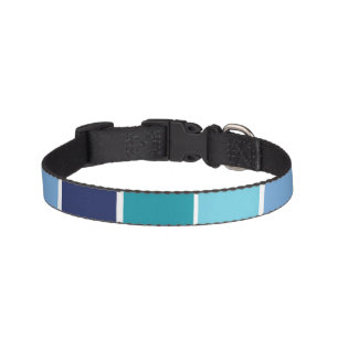 Blue Striped Pet Collar