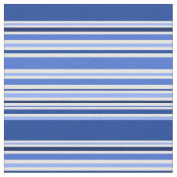 Blue Striped Simple Classic Pattern Fabric