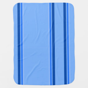 Blue Stripes Baby Blanket