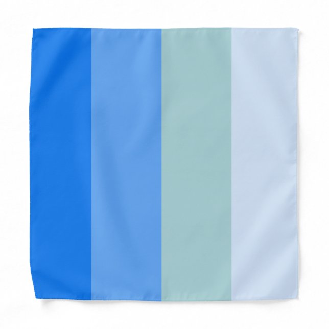 Blue Stripes Bandana (Front)