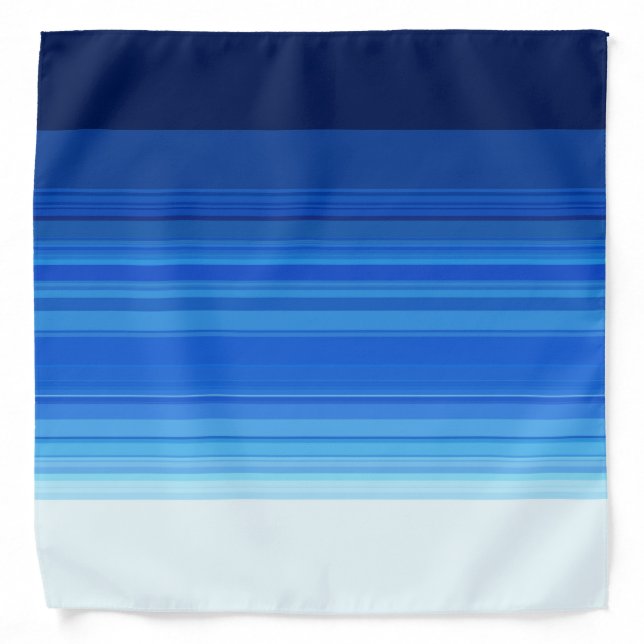 Blue Stripes Bandana (Front)