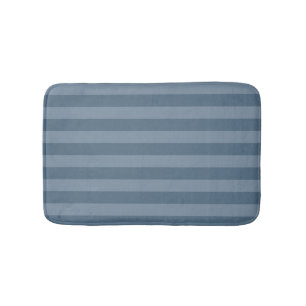 Blue Stripes Bathroom Mat