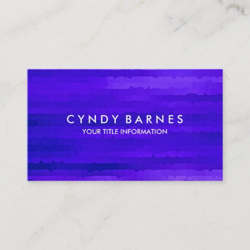 Blue Stripes Business Card