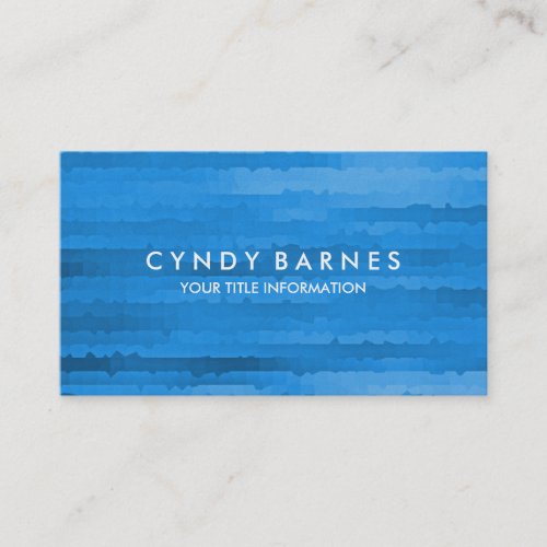 Blue Stripes Business Card