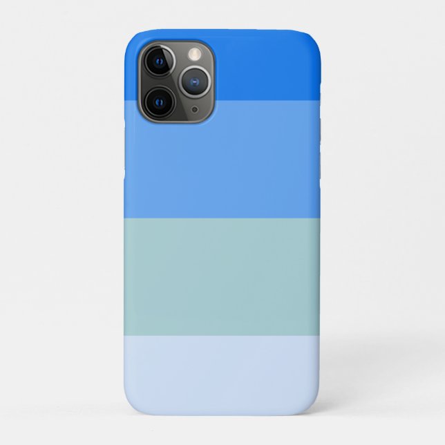 Blue Stripes Case-Mate iPhone Case (Back)