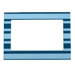 Blue Stripes custom picture frame