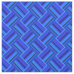 Blue stripes diagonal weave pattern fabric