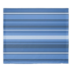 Blue stripes duvet cover