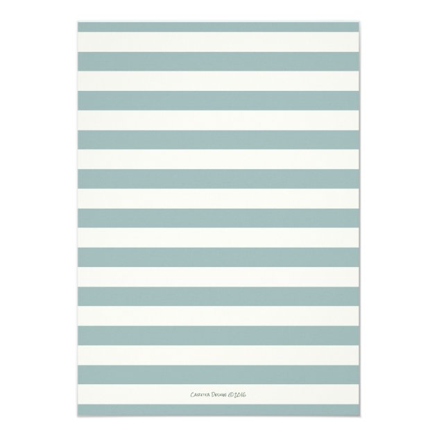 Blue Stripes | Engagement Party Invitations