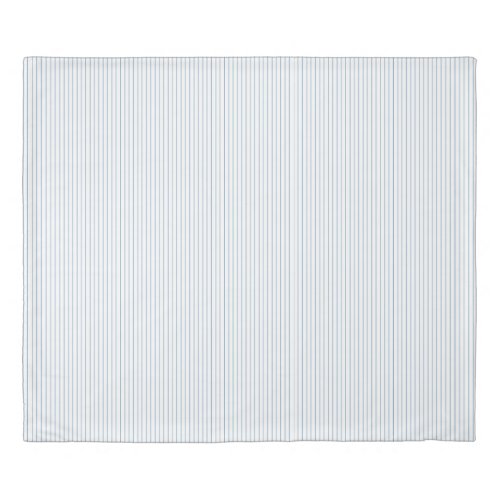 Blue Stripes Graphic Pattern Reversible Duvet Cover