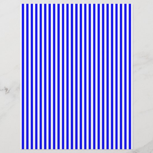 Blue Stripes Letterhead (Front)