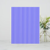 Blue Stripes Letterhead (Standing Front)