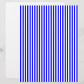 Blue Stripes Letterhead (Front/Back)
