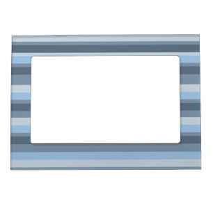 Blue stripes magnetic frame