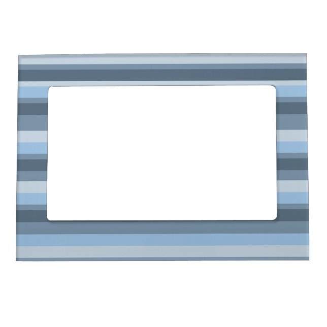 Blue stripes magnetic frame (Front)