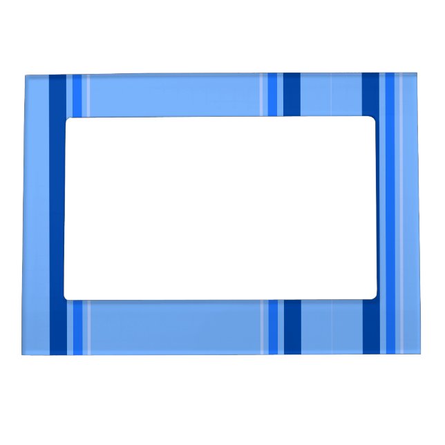 Blue Stripes Magnetic Frame (Front)