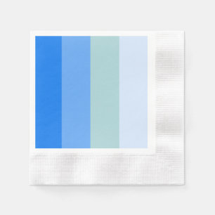 Blue Stripes Maritime Napkins