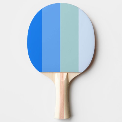 Blue Stripes Maritime Ping Pong Paddle