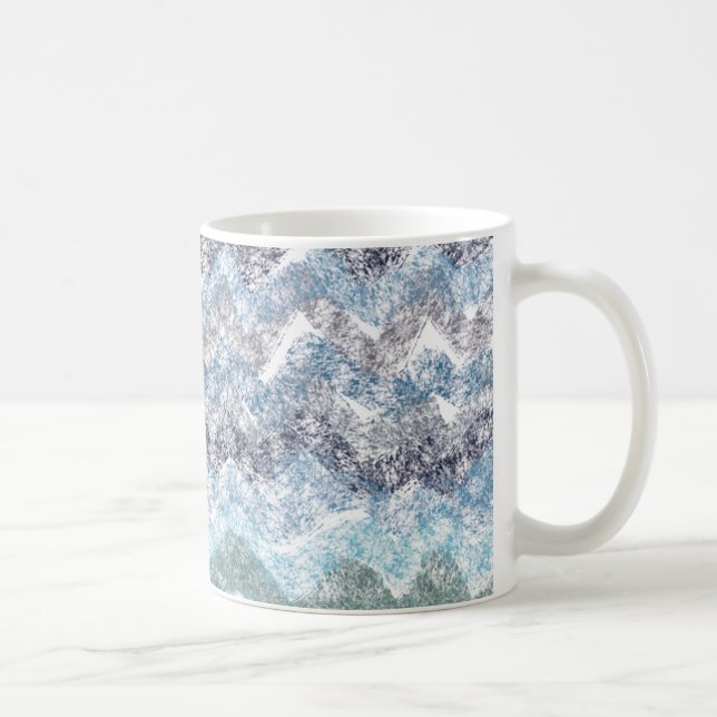 Blue Stripes Mug (Right)