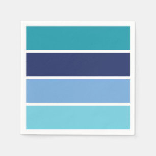 Blue stripes napkins