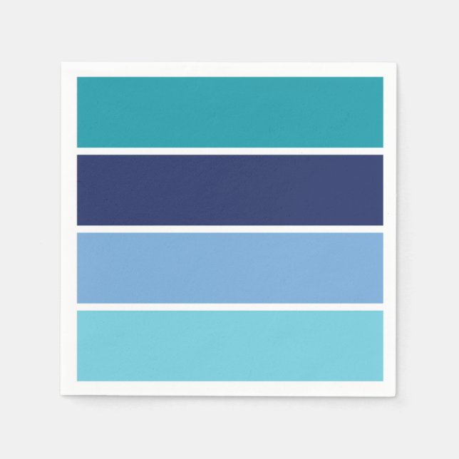 Blue stripes napkins (Front)