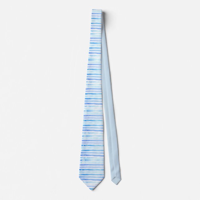 Blue Stripes Neck Tie (Front)