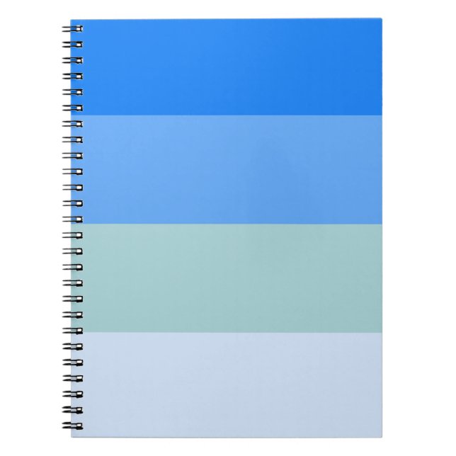 Blue Stripes Notebook (Front)