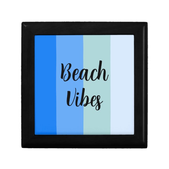Blue Stripes Pattern Gift Box (Front)